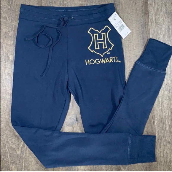 Harry Porter HOGWART Blue Jogger Pants, Size S New w/Tag - Picture 2 of 5